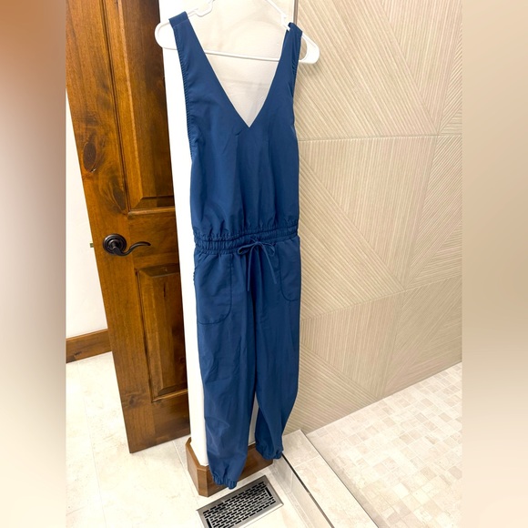 Albion Fit blue overall jumpsuit - Picture 1 of 5